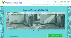 Desktop Screenshot of kingwoodpressurewashing.com